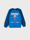 Swetry dla chłopców - Sinsay - Bluza Marvel - niebieski - miniaturka - grafika 1