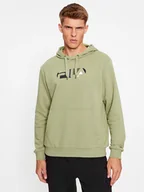 Bluzy męskie - Fila Bluza FAM0511 Zielony Regular Fit - miniaturka - grafika 1