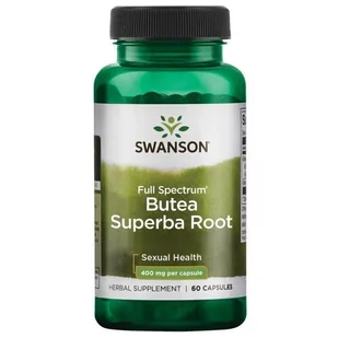 Swanson - Korzeń Butea Superba Root, 400mg, 60 kapsułek - Suplementy naturalne - miniaturka - grafika 1