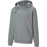 Odzież sportowa dziecięca - Bluza dla dzieci Puma teamGOAL 23 Casuals Hoody Jr Medi szara - miniaturka - grafika 1