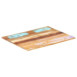 vidaXL Prostokątny blat do stołu, 60x70 cm, 15-16 mm, drewno z odzysku vidaXL - Blaty meblowe i parapety okienne - miniaturka - grafika 9