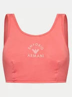 Bielizna sportowa damska - Emporio Armani Underwear Biustonosz top 164403 4R223 05373 Różowy - miniaturka - grafika 1