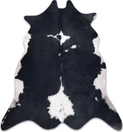 Dywany - Dywan Sztuczna Skóra Bydlęca, Krowa G5070-3 Czarno-biała skórka czarny 180x220 cm - miniaturka - grafika 1