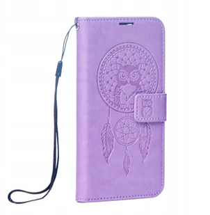 Kabura MEZZO Book do XIAOMI Redmi Note 14 4G GLOBAL - 164,84mm x 78,15mm x 8,16mm łapacz snów fioletowy - Etui i futerały do telefonów - miniaturka - grafika 1
