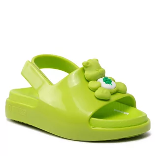 Sandały damskie - Sandały MELISSA - Mini Melissa Cloud Sandal + Ca 33628  Green AC246 - grafika 1