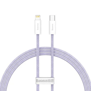 Baseus Dynamic 2 USB-C do Lightning, 20W, 1m fioletowy - Kable USB - miniaturka - grafika 1