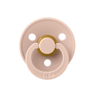 Bibs Colour, smoczek uspokajający, kauczukowy, okrągły, rozmiar 2, Blush, od 6 miesiąca, 1 sztuka - Smoczki uspokajające - miniaturka - grafika 1
