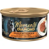 Mokra karma dla kotów - MOMENTS Diamond Soufflé 12 x 85 g Kurczak z jajem - miniaturka - grafika 1