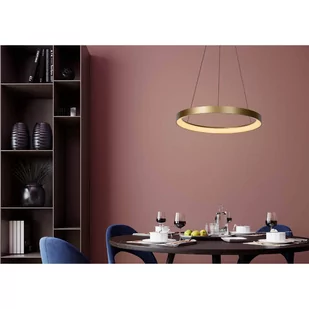 Lucide Vidal 46403/48/02 lampa wisząca zwis 1x48W LED złota - Lampy sufitowe - miniaturka - grafika 1