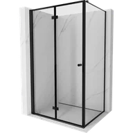 Kabiny prysznicowe - Mexen Mist-F kabina prysznicowa składana lewa 90 x 120 cm, czarna ramka, czarna - 8A6T-090-120-70-70-L - miniaturka - grafika 1