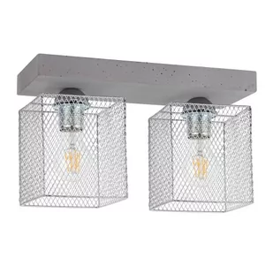 Spotlight Gittan lampa sufitowa 2-punktowa szara/chrom 8172236 - Lampy sufitowe - miniaturka - grafika 1