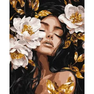 Ideyka Malowanie po numerach - Kwiatowy wir metal 40x50cm - Malowanie po numerach - miniaturka - grafika 1