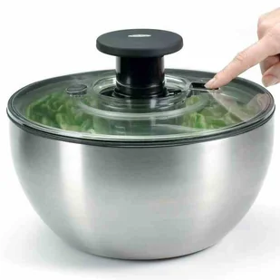 OXO Salad Spinner ze stali nierdzewnej 1071497 - Pozostałe akcesoria kuchenne - miniaturka - grafika 6