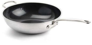 Patelnia Greenpan GreenPan Premiere Wok 30 cm Stainless Steel