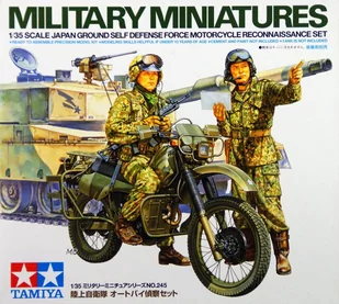 The Hobby Company Tamiya 35245 jgsdf motocykl Recon 1: 35 Plastic Kit - Modele do sklejania - miniaturka - grafika 1