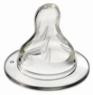 Smoczki do butelek - Smoczek silikonowy Mam Ultivent Silicone Nipple No.1 Flow 2 szt - miniaturka - grafika 1