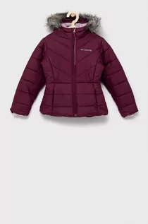Kurtki i płaszcze dla dziewczynek - Columbia kurtka dziecięca kolor fioletowy - grafika 1