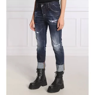 Spodnie damskie - Dsquared2 Jeansy Cool Girl Cropped | Regular Fit - grafika 1