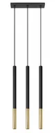 Lampy sufitowe - Lampa wisząca MOZAICA 3L SL.0892 czarny/złoty 3xG9 - miniaturka - grafika 1