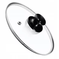 Pokrywki - Pokrywa żaroodporna z czarnym uchwytem Caserta 24 cm - miniaturka - grafika 1