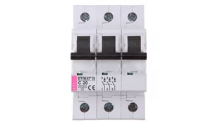 ETI Polam Wyłącznik nadprądowy ETIMAT10 3P C20 10kA eti_002135717 - Bezpieczniki elektryczne - miniaturka - grafika 1