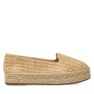 Espadryle damskie - Espadryle DeeZee ZYLS129 Beżowy - miniaturka - grafika 1