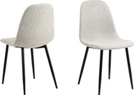 Krzesła - (Zestaw 4) Krzesło do jadalni Celia szare. - miniaturka - grafika 1