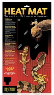 Exo-Terra Heat Mat Large - Mata Grzewcza 25 W 27,9 X 43,2 Cm Ex-0187 - Akcesoria do terrarium - miniaturka - grafika 1