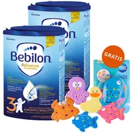 Mleko modyfikowane - Zestaw Bebilon Advance Pronutra 3 Junior, odżywcza formuła na bazie mleka, po 1 roku, 2 x 800 g + Canpol Babies, zestaw zabawek do kąpieli, 5 sztuk gratis - miniaturka - grafika 1