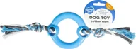 Zabawki dla psów - DUVO+ ZABAWKA RING GUMOWY + SZNURY 30cm 4705064 - miniaturka - grafika 1