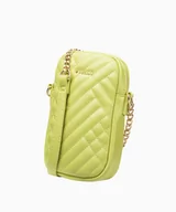 Torebki damskie - PUCCINI Mała torebka z przeszyciami limonkowa - miniaturka - grafika 1