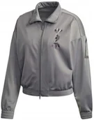 Bluzy damskie - XS BLUZA DAMSKA ADIDAS FS7227 SZARA ROZPINANA SPORTOWA - miniaturka - grafika 1