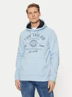 Bluzy męskie - Tom Tailor Bluza 1043292 Niebieski Regular Fit - miniaturka - grafika 1