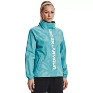 Kurtki i kamizelki sportowe damskie - Kurtka damska Under Armour Recover Woven Emboss FZ Jkt - miniaturka - grafika 1