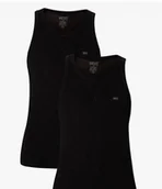 Koszulki męskie - Podkoszulka męska Diesel czarna 2-pak r. L - miniaturka - grafika 1