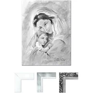 Ikony i obrazy sakralne - Obraz Matka Boża z Dzieciątkiem Jezus - miniaturka - grafika 1