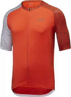 Koszulki rowerowe - GORE WEAR C5 Koszulka rowerowa z zamkiem błyskawicznym Mężczyźni, czerwony M 2022 Koszulki kolarskie - grafika 1