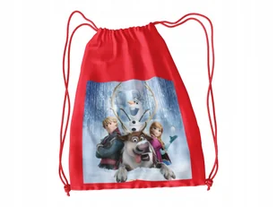 WOREK DO SZKOŁY WF/BUTY KRAINA LODU + IMIĘ - Torby szkolne - miniaturka - grafika 1