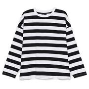 Bluzki damskie - Cropp - Czarno-biała bluzka w paski - Wielobarwny - miniaturka - grafika 1
