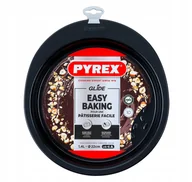 Formy do ciast - Blacha forma do pieczenia PYREX okrągła GLIDE Ø 22 cm (28x25 cm zew) - miniaturka - grafika 1