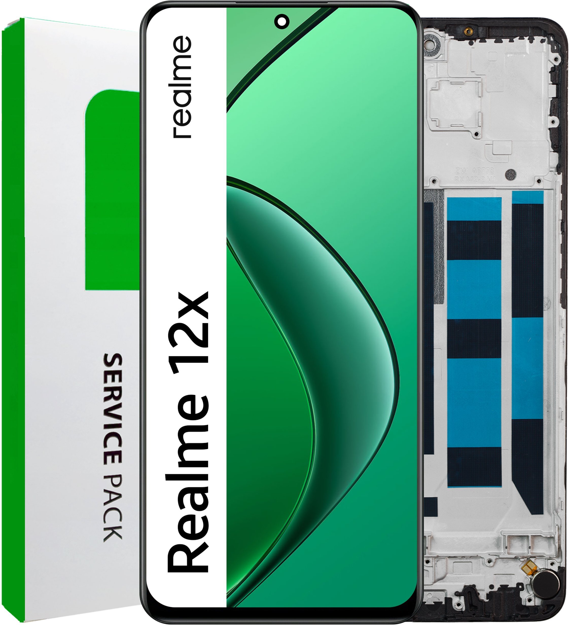 Zila Wyświetlacz do Realme 12X Ekran LCD Ramka Oryginał 5904858354047