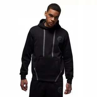 BLUZA MĘSKA NIKE JORDAN PSG DZ2923-010 CZARNA r. XS - Swetry męskie - miniaturka - grafika 1