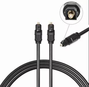 Kabel optyczny Toslink 1m audio - Pigtaile światłowodowe - miniaturka - grafika 1
