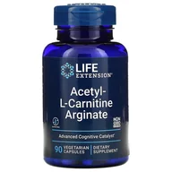 Witaminy i minerały dla sportowców - Life Extension Acetyl-L-Carnitine Arginate 90 vcaps - miniaturka - grafika 1