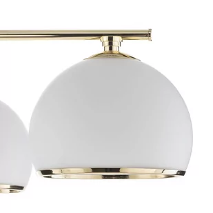 Lampa wisząca Mina, 5-punktowa, mosiądz - Lampy sufitowe - miniaturka - grafika 2