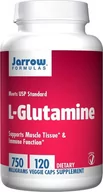 Suplementy diety - L-glutamine 750 mg 120 kapsułek Jarrow Formulas - miniaturka - grafika 1