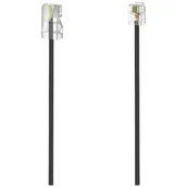 Kable USB - Hama Kabel połączeniowy DSL [1x RJ11 męski 6P4C - 1x RJ45 męski 8P4C] 6 m czarny - 4047443470416 - miniaturka - grafika 1