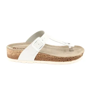 Klapki japonki damskie anatomiczne Inblu NM020 białe - Klapki i japonki damskie - miniaturka - grafika 1