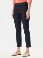 Spodnie damskie - United Colors Of Benetton Jeansy 4NF1DF02U Granatowy Slim Fit - miniaturka - grafika 1