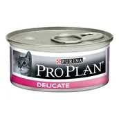 Mokra karma dla kotów - PRO PLAN Purina ProPlan Cat Delicate 24 x 85 g - miniaturka - grafika 1